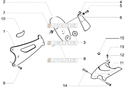 Splash Guard Bracket-carburettor Cover