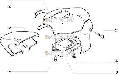 Handlebars Component Parts-instrument Unit