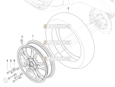 Roue avant