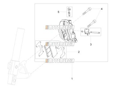 Bremssattel vorne