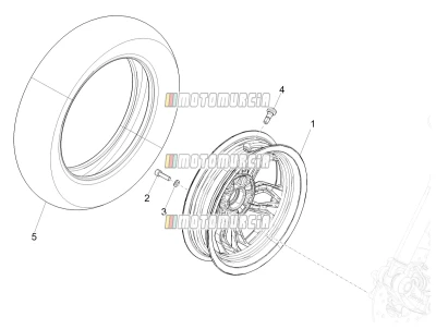 Roue avant