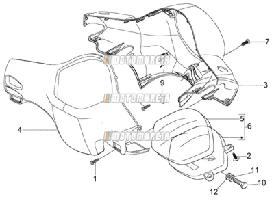 Speedomètres KMS.-Handlebar Covers
