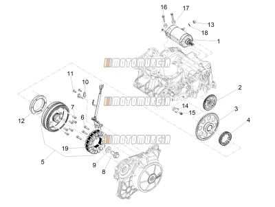 CDI Magneto Assy / Unidade de ignição