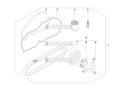 Kit completo di usura e manutenzione