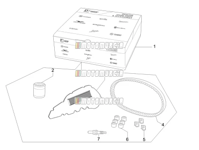 Kit completo di usura e manutenzione