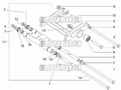 Bras oscillant
