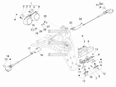 Faros traseros - luces direccionales