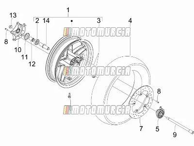 Roue avant