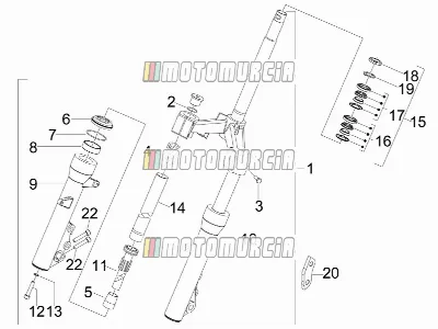 Fork/steering Tube - Steering Bearing Unit