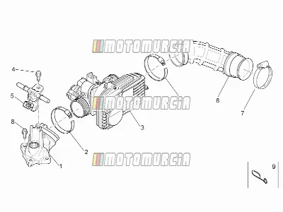 Motor » gasklephuis