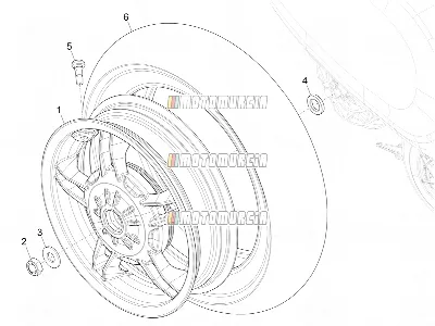 Roue arrière