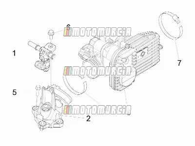 Corps de papillon - injecteur - joint d'induction