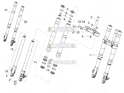 Fourche avant Ming Xing