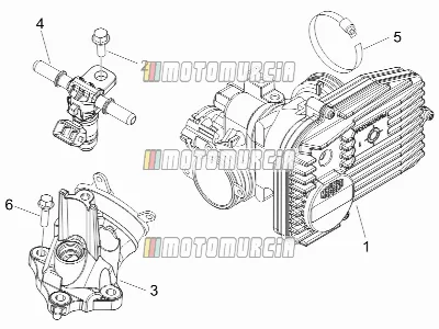 Corps de papillon - injecteur - joint d'induction