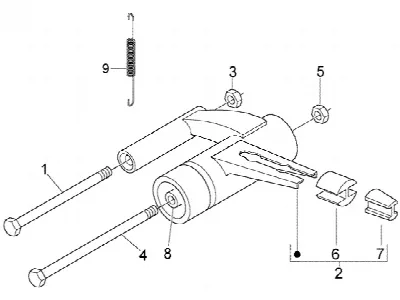 Bras oscillant