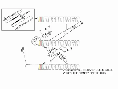 Fourche avant - base de potence