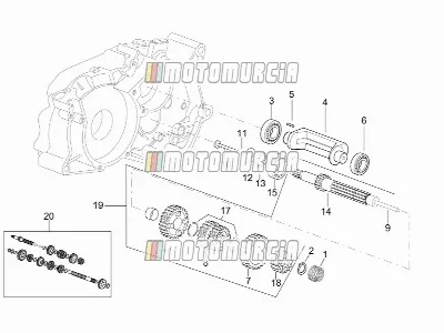 Primary Gear Shaft