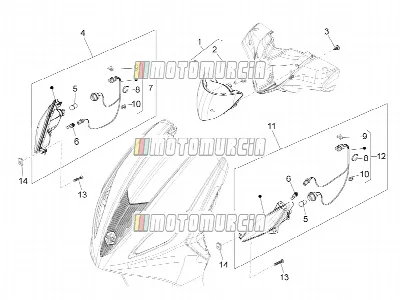 Front Headlamps - Turn Signal Lamps