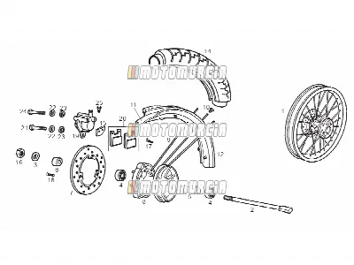 Roue avant