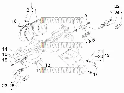 Faros traseros - luces direccionales