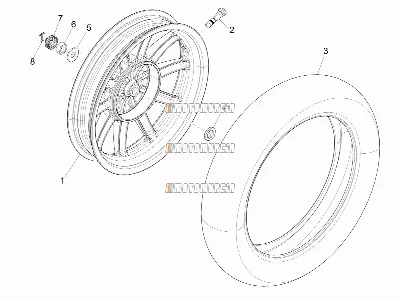 Roue arrière