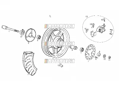 Roda dianteira