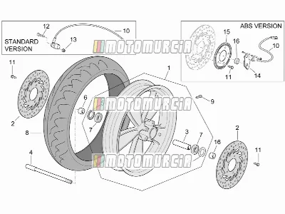 Cadre » roue avant