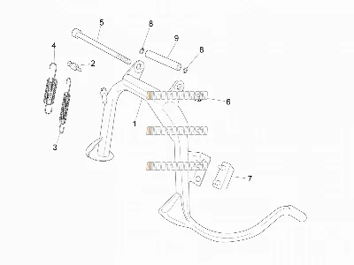 Béquille centrale