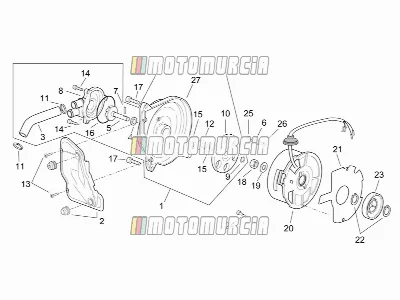 Volant moteur - pompe à eau