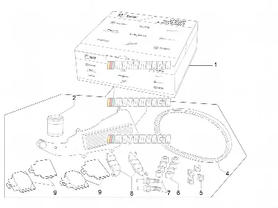 Kit completo de desgaste y mantenimiento