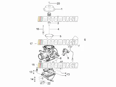 Composants du carburateur