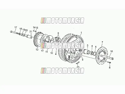 Roue arrière