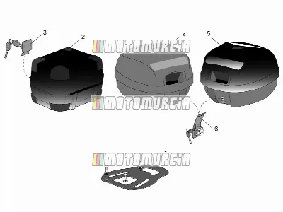 Accessoires » selon - top/cases, valises latérales