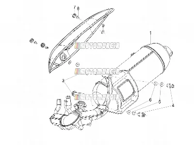 Moteur » pot d'échappement