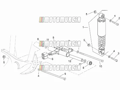 Frame » r.shock absorber-connect. hengel