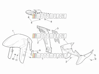 Front Body - Front Mudguard