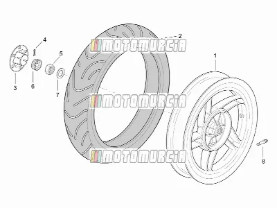 Roue arrière