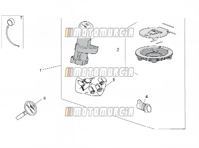 Hardwarekit voor slot