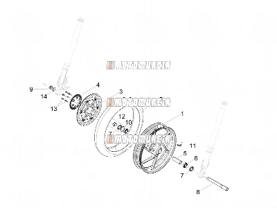 Roue avant