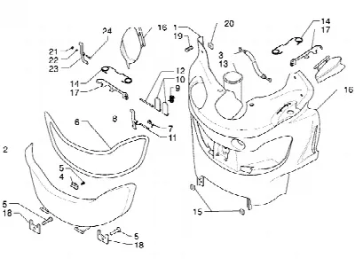 Guantera delantera