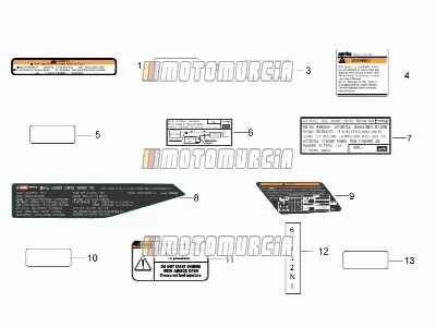 Platenset en sticker