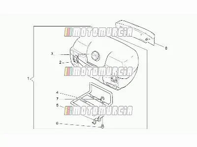 Top case 45 l