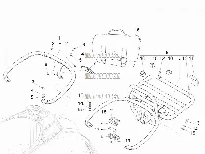 Porte-bagages arrière