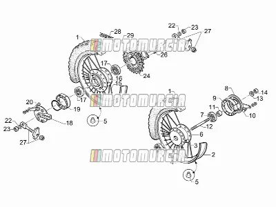 Wheels-brakes