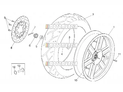 Roue arrière