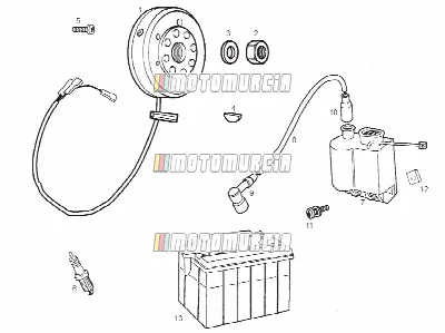 Cdi magneto conjunto