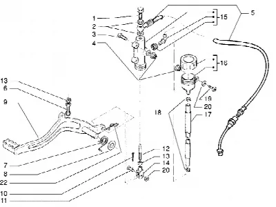 Pedal-Hauptzylinder