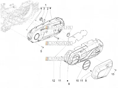 Crankcase Cover - Crankcase Cooling
