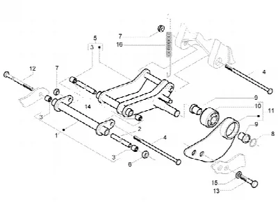 Bras oscillant