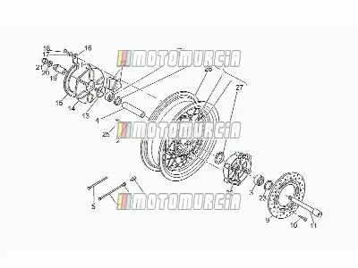 Achterwiel kd131645>